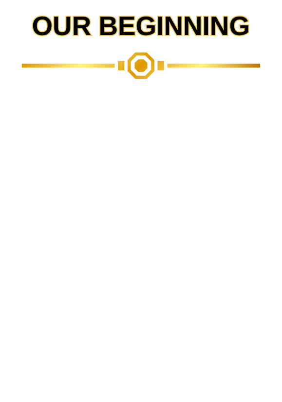 The headline of the about us section.